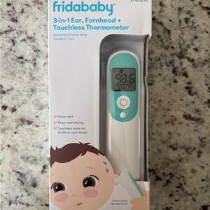 Fridababy 3-in-1 Ear, Forehead & Touchless Thermometer - White and Blue